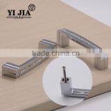 C-shaped Chrome Lever Cabinet Door Pull Handles With Plate thumbnail-3