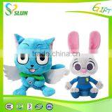 OEM ODM Company Mascot White T-shirt Teddy Bear Plush Toy thumbnail-1