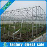 Low Cost Poly Film High Tunnel Single Span Vegetable Greenhouse With Shade Net System thumbnail-5