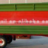 Tractor Hydraulic Farm Tandem Tippping Trailer, Tipping Wagon, Dump Trailer, Dump Wagon 7 Ton, Rear and Side Tipping thumbnail-2