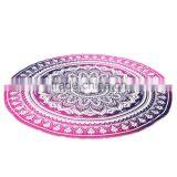 1PC Printed Compressed Mat Camping Microfiber Fabric Portable Lightweight Swimming Pad Mat Cushion