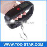Black LCD Screen 50Kg/10g Fish Hook Hanging Digital Weighing Luggage Scales thumbnail-6