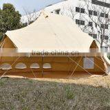 Big Size Beige Color Cotton Canvas Luxury Camping Bell Tent Sibley Tent thumbnail-3