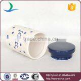 Blue Stars Ceramic Tea Coffee Sugar Canister Set thumbnail-4
