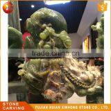 High Quality Reality Polish Natural Jade Fruit Carving thumbnail-1
