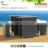 TG15-0201 Hotel Project Beach Wicker Rattan Patio Bar Set thumbnail-1