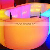 Illuminated Furniture/led Furniture Remote Control Color Change Led Round Bar Counter thumbnail-5