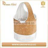 Cork Vegan Storage Waterproof Buggy Bag,bathroom Sundry Bag With Handle thumbnail-5