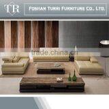 Foshan Factory Geniune Italian Leather Leisure Living Room Sofa thumbnail-2