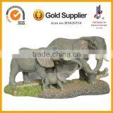 Elephant Caving,Elephant Caving Polyresin,Elephant Resin Statue thumbnail-1