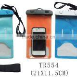 Custom Soft Clear PVC Waterproof Phone Bag thumbnail-1