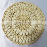 Wholesale woven cheap bulk natural tea maize coaster