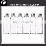 Top Level Quality Environmental Borosilicate 18OZ Glass Water Bottle With Colorful Nylon Sleeve thumbnail-4