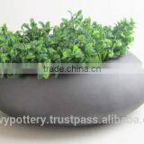 Modern Polystone Indoor Planter. thumbnail-1