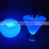 Bar Furniture Type and Commercial Furniture General Use Party LED Shining Bar Table and Chair thumbnail-2