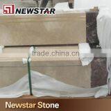 Polished Purple and Beige Marble Stair Step Marble Staircase thumbnail-2