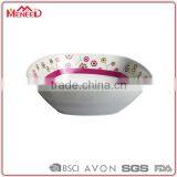First Grade LFGB Certificate Plastic Houseware Inside Decal Big Melamine Square Soup Bowl thumbnail-1