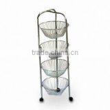 Metal Vegetable Fruit Holder 4 Tiers