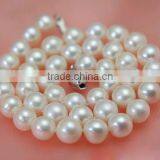 6-7mm White Freshwater Pearl Necklace With 925 Sterling Silver Clasp thumbnail-1
