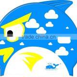 High Quality Shark Swimming Caps Colorful Baby Swim Cap Rubber Swim Cap for Youth thumbnail-1