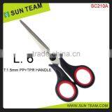 SC210A 6" Sharp Blade Colorful and Soft Grip Handle Stationery Scissors