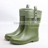 2016 New Style Flat Women's Shoes Pvc Rain Boots thumbnail-4