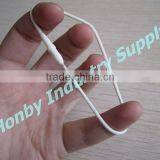 White Color Loop Hang Tag Rope Wax Cotton Cord
