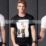 Factory OEM Fashion Style Tee O Neck Printing Men T-shirt thumbnail-4