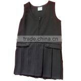 Girls School Uniform Pinafore, Pinafore School Uniform, Cotton Pinafore Dress thumbnail-4