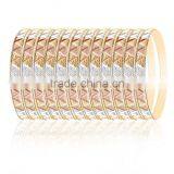 Micron Finish 6 MM Three Tone Plated Side Veni Bangles thumbnail-1