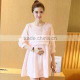 Zm51276a Low MOQ 5pcs Pregnant Clothes Maternity Cotton Dress thumbnail-2