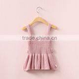 2-7 Years 2017 Wholesale Autumn Cotton Knitted Strap Girls Vest thumbnail-3