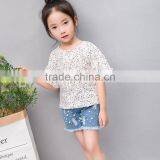 S17357A 2017 New Style Tops For Children Girls Cute Blouse Designs thumbnail-1