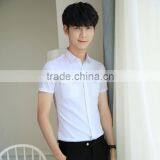 High Quality Cheap Price Short Sleeve Slim Fit Fashion Man Shirt Manufacturer thumbnail-4