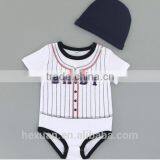 China Clothing Baby Short Sleeve Romper Set thumbnail-2