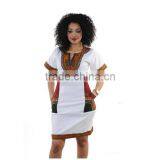 Walson Sexy Tight National Wind High Elastic Printing Package Hip Zipper Dress of Women thumbnail-5