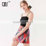 New Design Summer 2017 Fashion Floral Mini Wrap Skirt thumbnail-1
