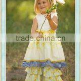 Easter Dresses for Toddler Girls 2017 Spring Outfits Boutique Outfits Cheap Wholesale Ruffle Clothing thumbnail-1