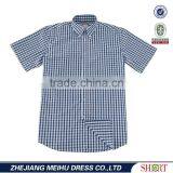 Pure Cotton Plaid t Shirts for Men Fancy t Shirt Wide Neck Men thumbnail-2