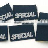 Customized Garment Labels/woven Labels/main Label/embroidered Tag Loop Fold WLF-001 thumbnail-1