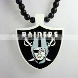 Wholesale Custom Pirate Shape Acrylic Wood Necklace thumbnail-1