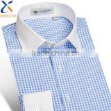 Band Collar Long Sleeve French Cuff 100% Cotton Mans Shirts thumbnail-1