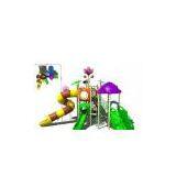 LLDPE Plastic Steel Commercial Kids Outdoor Playground Equipment Slides for Park thumbnail-1