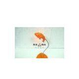 Small Flexible USB Port Fan With Red, Blue, Yellow LED Message GOOD LUCK