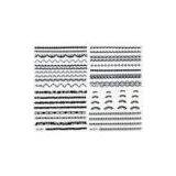 No Smelly High Quality Black Manicure Safety Eco-friendly Ink Lace Nail Sticker for Metal thumbnail-1