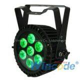 7*10W 4 in 1 Outdoor LED Slim Par Light / Water Proof Led Par Can / Led Moving Head Light