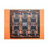 Four Layer Black Solder FR4 Multilayer PCB Board for SD Card , OEM and Customized