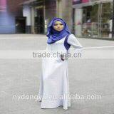 Brown Casual Sunshine Hemp Muslim Dress/ Muslim Islamic Fashionable Abaya Kaftan Dresses/fancy dl Islamic Muslim Dress thumbnail-3