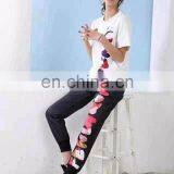 2015 New White Top and Long Pants Hot Sell Two Piece Set thumbnail-4