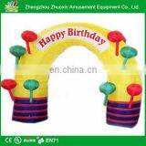 Small Inflatable Decorative Arch for Happy Birthday thumbnail-1